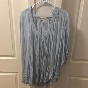 Elegant Blue Women's Top
